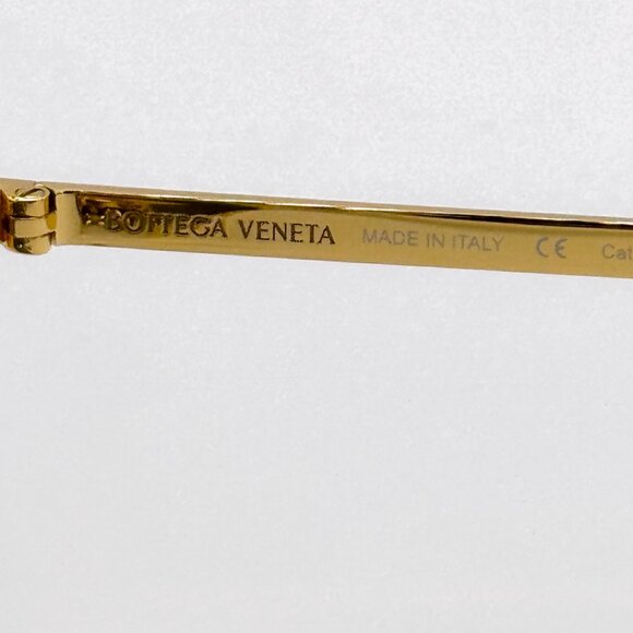 NEW BOTTEGA VENETA BV1069S 001 GOLD GREY UNISEX SUNGLASSES BOTTEGA VENETA - Picture 13 of 14